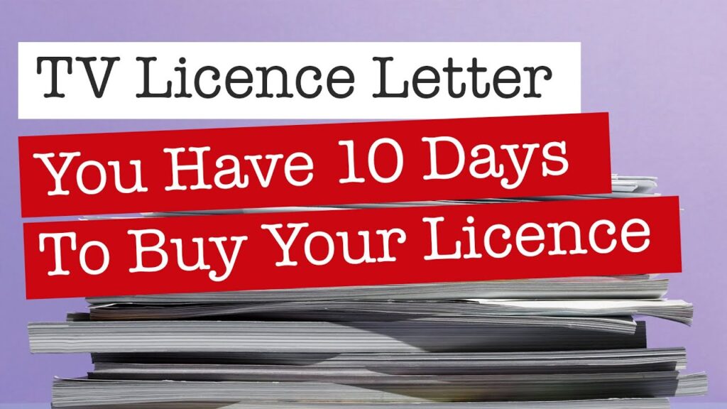 TV Licence Letter You Have 10 Days To Get Correctly Licensed Chilli